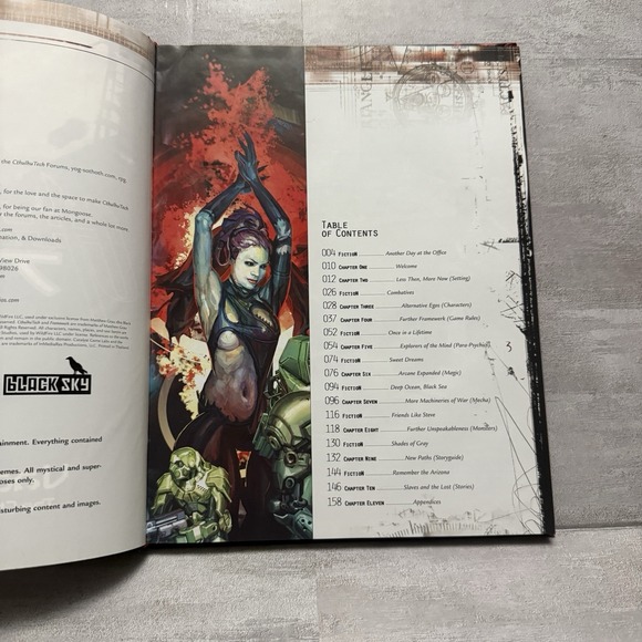 CthulhuTech Vade Mecum, Catalyst Game‎ Labs RPG Hardcover Sourcebook Book - Picture 5 of 12